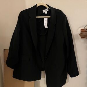 Women’s Blazer - Black, 2X